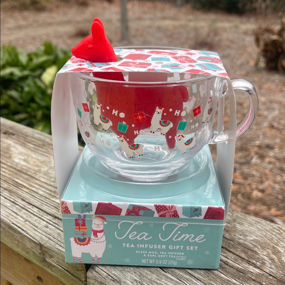 Tea Time Llama Tea Infuser Gift Set-new